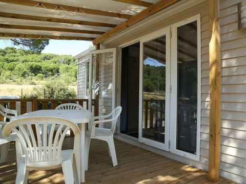 MOBILHOME 8 personnes - PRESTIGE 3 Ch Clim et TV