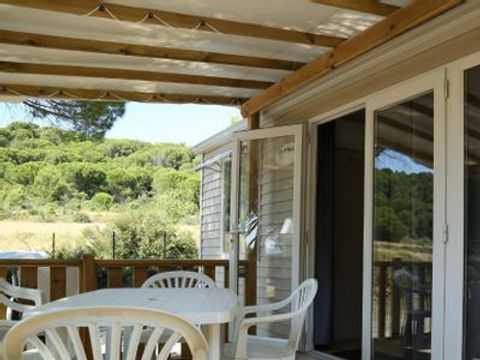 MOBILHOME 8 personnes - PRESTIGE 3 Ch Clim et TV