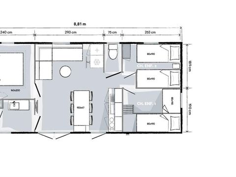 Mobilhome 6 personnes - Vau