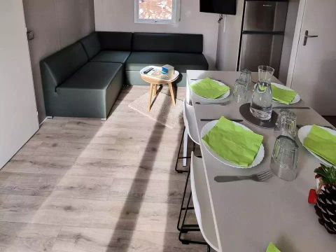 MOBILHOME 6 personnes - Mobil-Home En Vau 4 Pièces 6 Personnes Climatisé + TV