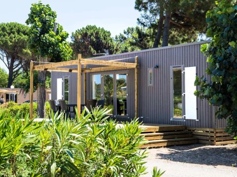 MOBILHOME 6 personnes - Cottage VIP 4 Pièces 6 Personnes Climatisé + TV