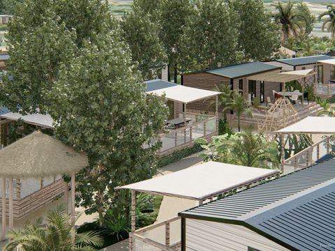 MOBILHOME 4 personnes - COTTAGE Playa del Sol 4p 2ch ****