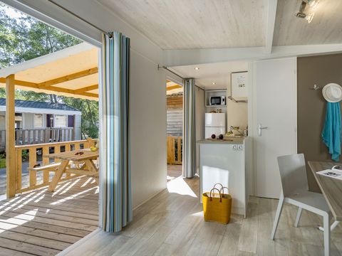 MOBILHOME 5 personnes - COTTAGE 4/5p 2ch clim ***