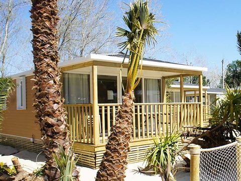 MOBILHOME 4 personnes - COTTAGE ROBINSON 4p 2ch clim ****