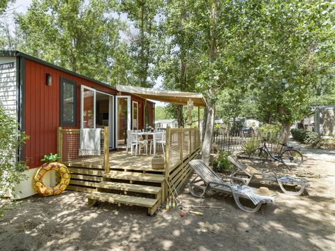MOBILHOME 6 personnes - COTTAGE 6p 3ch clim ****
