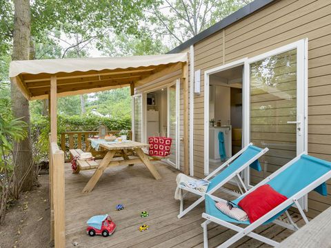 MOBILHOME 7 personnes - COTTAGE 6/7p 3ch clim ***