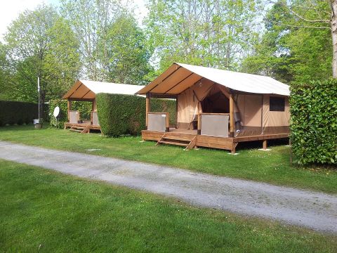 TENTE TOILE ET BOIS 5 personnes - Lodge