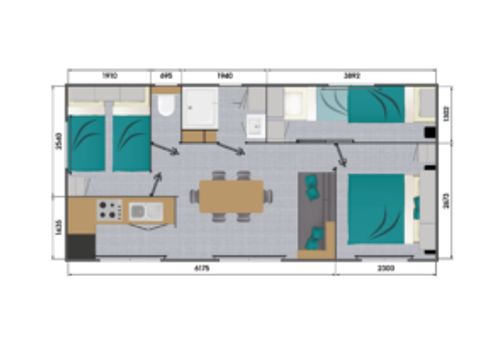 MOBILHOME 6 personnes - Louisiane