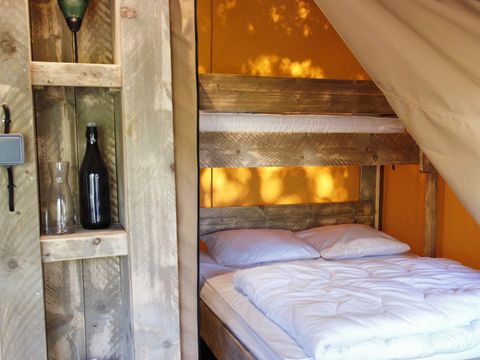 Tente en toile et en bois 5 personnes - Eco-Lodge - SAVANE