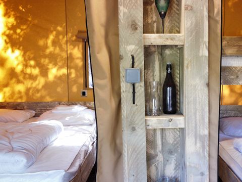 TENTE TOILE ET BOIS 5 personnes - Eco-Lodge SAVANE