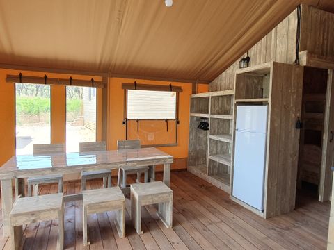 TENTE TOILE ET BOIS 6 personnes - Eco-Lodge WOODY 3 chambres