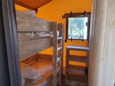 TENTE TOILE ET BOIS 4 personnes - Eco-Lodge WOODY 2 chambres