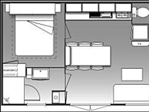 Mobilhome 6 personnes - TIKI HUT PRESTIGE