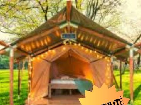 TENTE TOILE ET BOIS 2 personnes - Mini tente safari