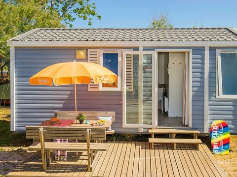 MOBILHOME 4 personnes - Comfort | 2 Ch. | 4 Pers. | Terrasse simple | Clim.