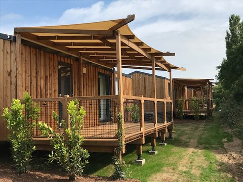 MOBILHOME 5 personnes - Mobil Home Prestige - 27m²  2 chambres (Clim, TV, LV) -