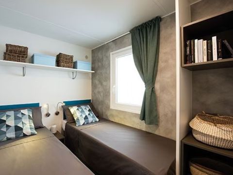 MOBILHOME 8 personnes - Comfort | 4 Ch. | 8 Pers. | Terrasse surélevée | Cuisine extérieure