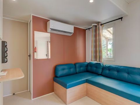 MOBILHOME 8 personnes - Comfort | 4 Ch. | 8 Pers. | Terrasse surélevée | Cuisine extérieure