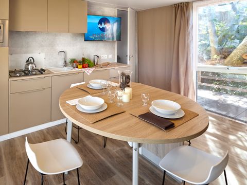 MOBILHOME 8 personnes - Lodge Riviera 2 à 8 pers. clim. Plancha