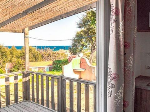 MOBILHOME 4 personnes - 2 à 4 pers. Vue mer clim. Plancha