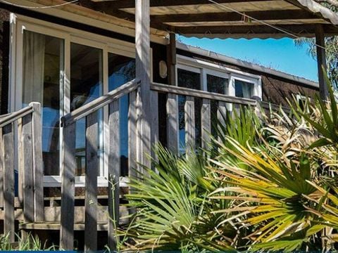 MOBILHOME 4 personnes - 2 à 4 pers. Vue mer clim. Plancha