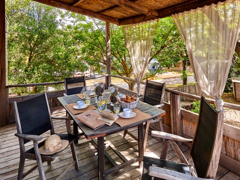 MOBILHOME 6 personnes - Lodge Luxe 2 à 6 pers. clim. Plancha