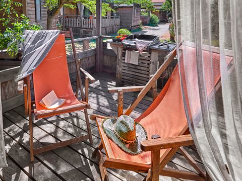 MOBILHOME 6 personnes - Lodge Luxe 2 à 6 pers. clim. Plancha