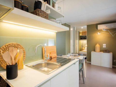 MOBILHOME 4 personnes - Lodge 2 à 4 pers. Vue mer clim. Plancha
