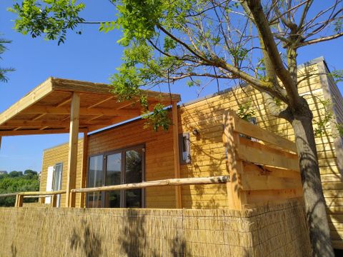 MOBILHOME 4 personnes - Lodge 2 à 4 pers. clim. Plancha