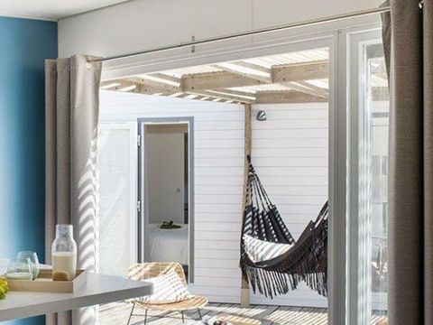 MOBILHOME 6 personnes - Lodge 2 à 6 pers. Vue mer  clim. Plancha