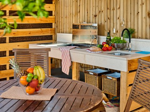 MOBILHOME 6 personnes - Lodge Luxe Riviera vue mer panoramique