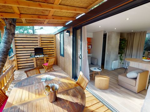 MOBILHOME 6 personnes - Lodge Luxe Vue Nature