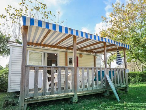 MOBILHOME 4 personnes - Standard 16m² - 2 chambres, sans sanitaires + terrasse couverte