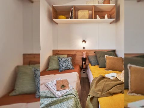 MOBILHOME 4 personnes - NEW 2023// Mobil-Home Premium 27m² (2 chambres) + TV + LV + Terrasse couverte