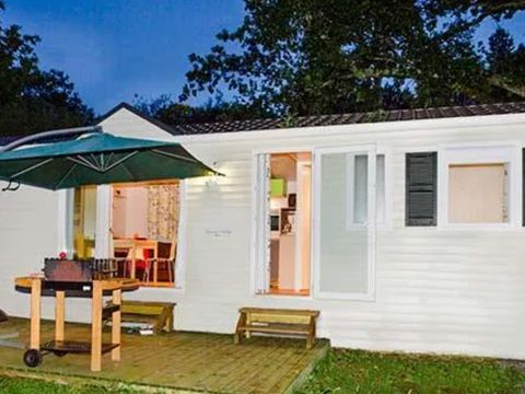 MOBILHOME 6 personnes - Confort 38m² - 3 chambres + 2 salles de bain + TV + terrasse