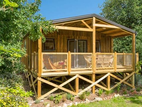 CHALET 6 personnes - Chalet bois Sesame Premium 35m² - 3 chambres + TV + terrasse