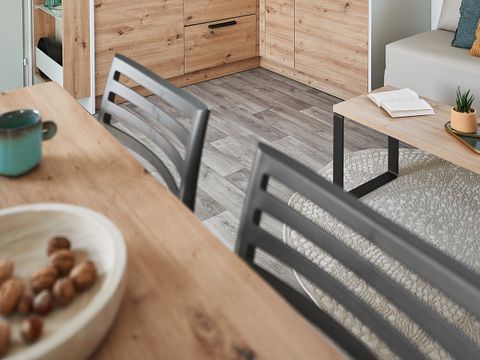 MOBILHOME 6 personnes - NEW 2023// Mobil-Home Premium 40m² 3 chambres + 2 SDB + terrasse couverte + LV + TV
