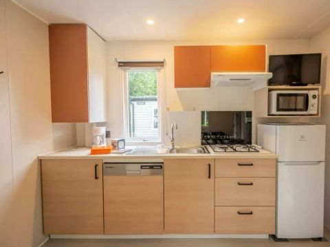 MOBILHOME 5 personnes - Loggia Bay 3 Pièces 4/5 Personnes (4 adultes + 1 enfant -12 ans) Climatisé + TV