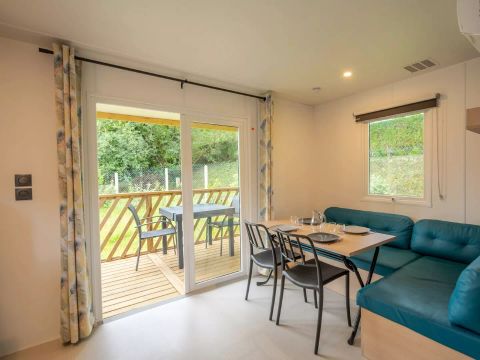 MOBILHOME 5 personnes - Loggia Bay 3 Pièces 4/5 Personnes (4 adultes + 1 enfant -12 ans) Climatisé + TV