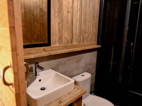 Tente en toile et en bois 4 personnes - LODGE SAFARI