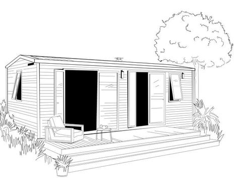 Mobilhome 4 personnes - Mobil-home "LUXE & COSY"