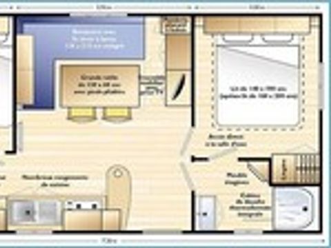 Mobilhome 6 personnes - Mobil home 29 m2