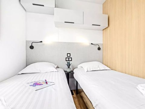 MOBILHOME 10 personnes - Cottage Ibardin 6 Pièces 10 Personnes Climatisé + TV