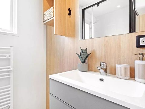 MOBILHOME 10 personnes - Cottage Ibardin 6 Pièces 10 Personnes Climatisé + TV