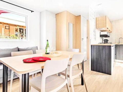 Mobilhome 6 personnes - Cottage Ilbarritz 4 Pièces 6 Personnes Climatisé + TV 2sdb