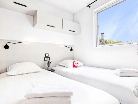Mobilhome 6 personnes - Cottage Ilbarritz 4 Pièces 6 Personnes Climatisé + TV 2sdb