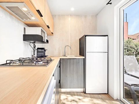 Mobilhome 10 personnes - Cottage Ibardin 6 Pièces 10 Personnes Climatisé + TV