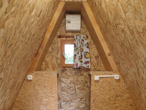 Hébergement 2 personnes - Tente bois - 1 chambre
