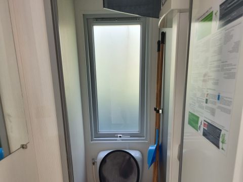 Mobilhome 4 personnes - Mobil home Cottage Bois Confort - 2 chambres - clim - 25m²