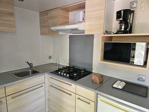 Mobilhome 3 personnes - Mobil-home O'HARA 504 1 chambre 2/3 Personnes avec Clim